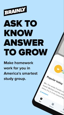Brainly Homework Help App