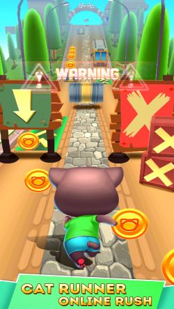 cat runner: decorate home game